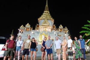 Bangkok: Tour noturno com degustação de comida de rua