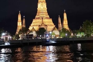 Bangkok Sunset Temples & Twilight River Dinner Journey