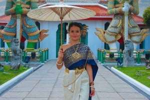 Bangkok Sunset Temples & Twilight River Dinner Journey