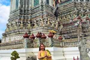 Bangkok Sunset Temples & Twilight River Dinner Journey