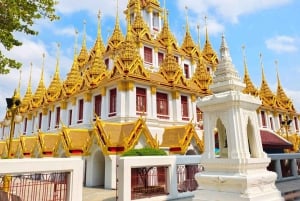 Bangkok Sunset Temples & Twilight River Dinner Journey