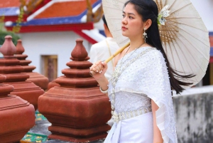 Bangkok: Tempel i solnedgången och middagskryssning på floden