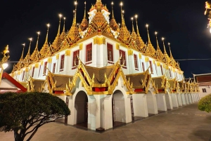 Bangkok: Tempel i solnedgången och middagskryssning på floden