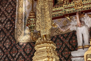 Bangkok: Tempel i solnedgången och middagskryssning på floden