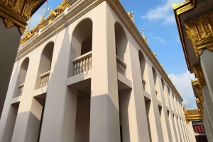 Bangkok: Tempel i solnedgången och middagskryssning på floden