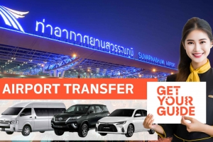 Bangkok: Aeropuerto de Suvarnabhumi de/a Aeropuerto de Don Muang