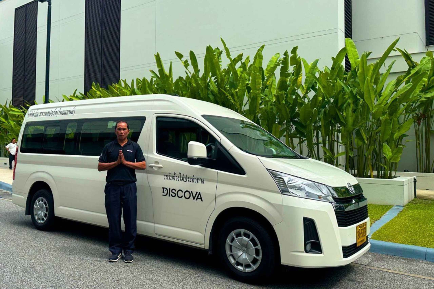 Bangkok: Suvarnabhumi lufthavn til hotel med varevogn og WiFi