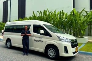 Bangkok: Suvarnabhumi lufthavn til hotel med varevogn og WiFi