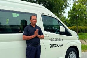 Bangkok: Suvarnabhumi lufthavn til hotel med varevogn og WiFi