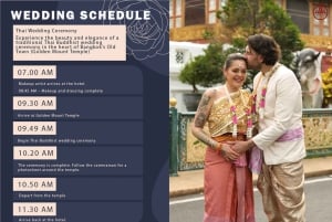 Bangkok: Ceremonia de boda budista tailandesa con sesión de fotos