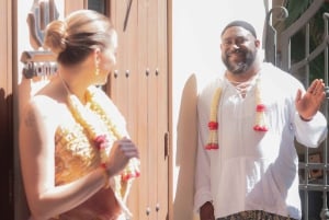 Bangkokissa: Bangkok: Thaimaalainen buddhalainen hääseremonia ja valokuvaus