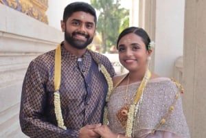 Bangkokissa: Bangkok: Thaimaalainen buddhalainen hääseremonia ja valokuvaus