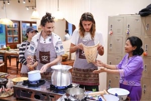 Bangkok: Thaise kookles met witte lotus en markttour