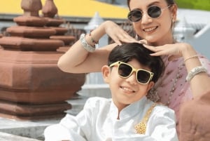 Bangkok: alquiler de trajes tailandeses + peinado, maquillaje y accesorios