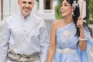 Bangkok: alquiler de trajes tailandeses + peinado, maquillaje y accesorios