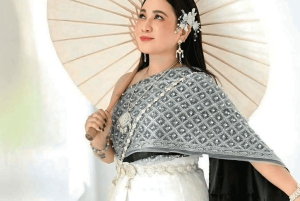 Bangkok: alquiler de trajes tailandeses + peinado, maquillaje y accesorios