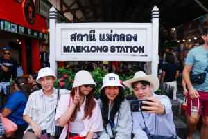 Bangkok : Maison traditionnelle, marché flottant et marché du train de Maeklong
