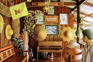 Bangkok : Maison traditionnelle, marché flottant et marché du train de Maeklong
