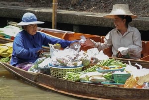 Bangkok: Mercato ferroviario e mercato galleggiante con giro in barca