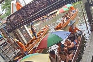 Bangkok: Mercato ferroviario e mercato galleggiante con giro in barca
