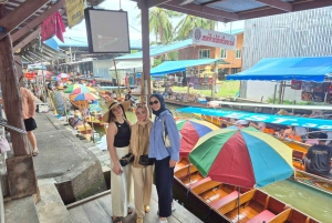 Bangkok: Togmarked og flytende marked med båttur