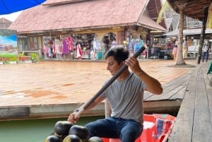 Bangkok: Pociąg + targ wodny z Wat Arun