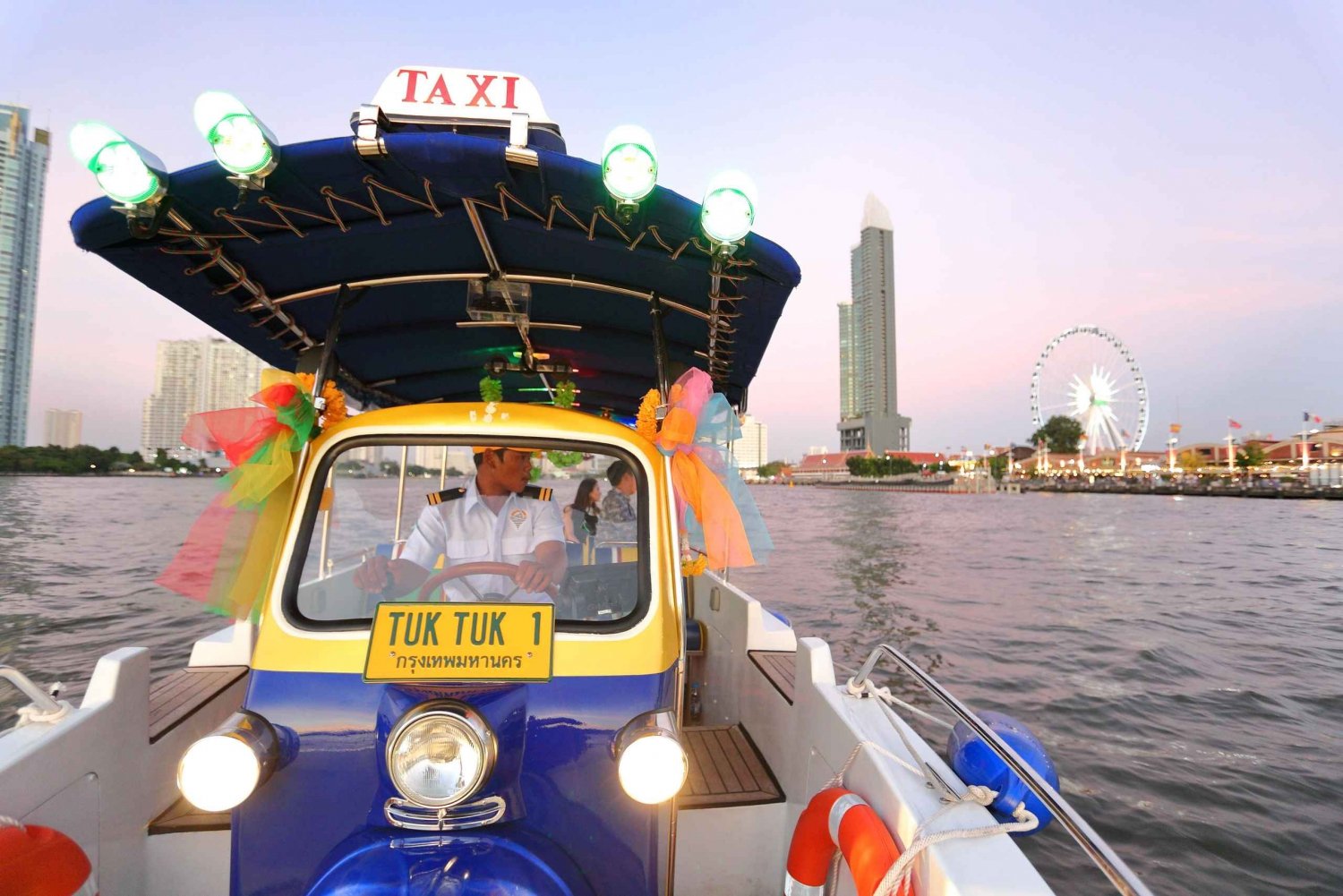 Bangkok: Tuk Tuk Boat Chao Phraya River & Canals Sightseeing