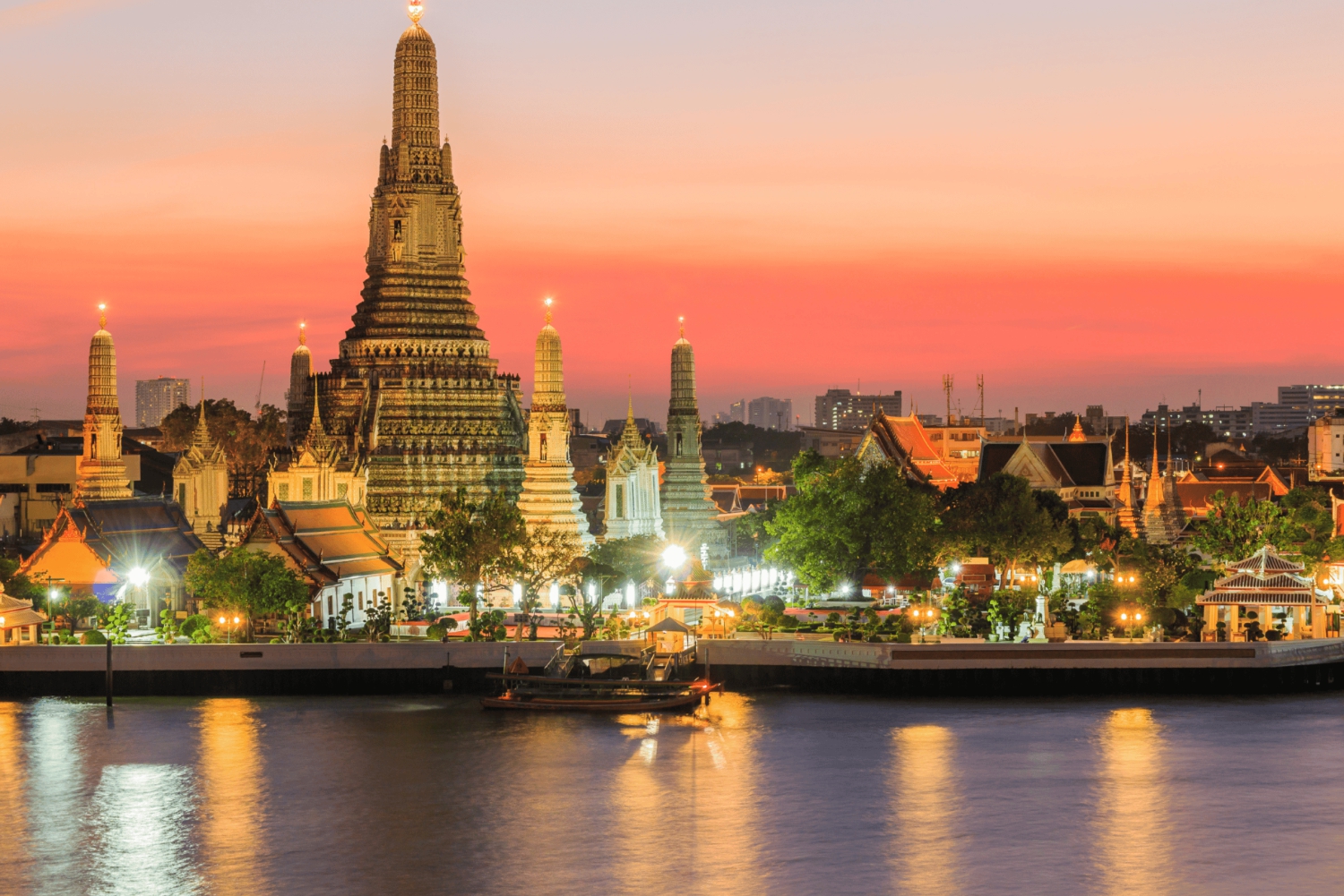 Bangkok: Paseo en lancha rápida Tuk Tuk por el río Chao Phraya