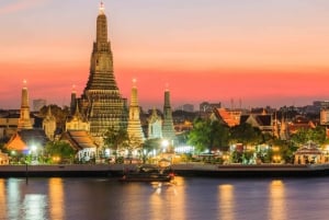 Bangkok : Promenade en bateau rapide Tuk Tuk sur le fleuve Chao Phraya