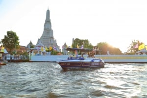 Bangkok: Paseo en lancha rápida Tuk Tuk por el río Chao Phraya