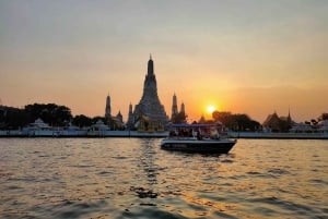 Bangkok: Tuk Tuk-speedbådstur på Chao Phraya-floden