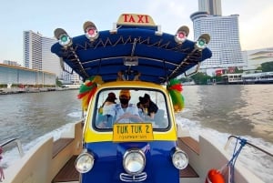 Bangkok: Paseo en lancha rápida Tuk Tuk por el río Chao Phraya