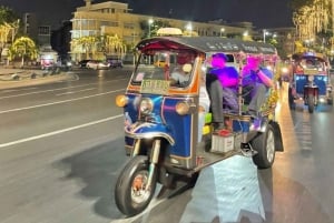 Bangkok: TUK TUK Tour Night Life Private med henting på hotellet