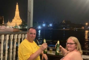 Bangkok: TUK TUK Tour Noturno Privado com Serviço de Busca no Hotel