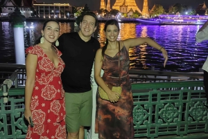 Tour di Bangkok in Tuk Tuk con servizio di prelievo in hotel e cena