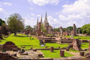 Bangkok: Excursão guiada de viagem de 1 dia aos templos de Ayutthaya, Património Mundial da UNESCO