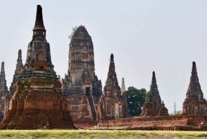 Bangkok: Excursão guiada de viagem de 1 dia aos templos de Ayutthaya, Património Mundial da UNESCO
