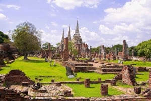 Bangkok: Excursão guiada de viagem de 1 dia aos templos de Ayutthaya, Património Mundial da UNESCO