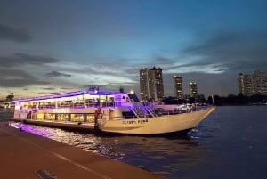 Bangkok: Vela Cruise Buffet Dinner på Chao Phraya