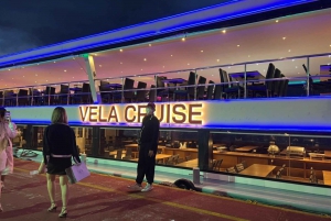 Bangkok: Vela Cruise Buffet Dinner på Chao Phraya