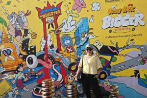 バンコク:ベスパツアー(歴史的建造物巡りと食の試食付き)