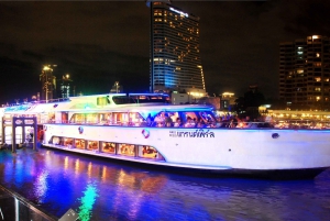 Bangkok: Cultural Gem's Wandeltour + 2 uur durende Dinner Cruise