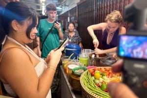 Tour a piedi di Bangkok : Tour gastronomico del viaggio con l'acquolina in bocca