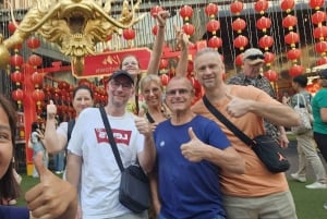 Tour a piedi di Bangkok : Tour gastronomico del viaggio con l'acquolina in bocca