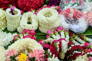 Bangkok: Wat Pho, Wat Arun ao entardecer e passeio pelo mercado de flores
