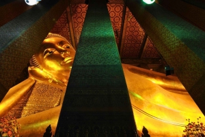 Bangkok: Wat Pho, Wat Arun ao entardecer e passeio pelo mercado de flores