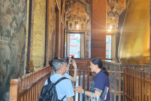 Bangkok: Wat Pho, Wat Arun ao entardecer e passeio pelo mercado de flores