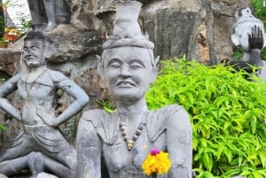 Bangkok: Wat Pho, Wat Arun ao entardecer e passeio pelo mercado de flores