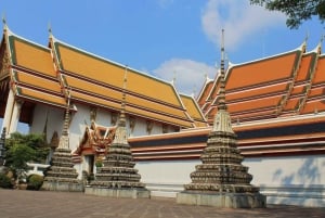 Bangkok: Excursão a pé privada de meio dia em Wat Pho e Wat Arun