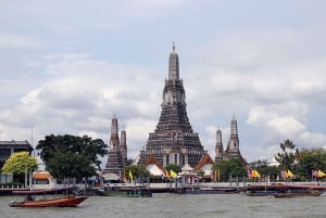 Bangkok : visite à pied privée d'une demi-journée de Wat Pho et Wat Arun
